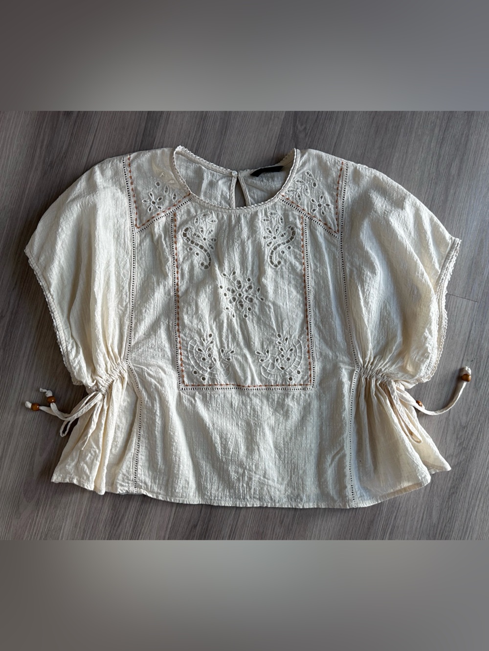 Zara Embroidered Top